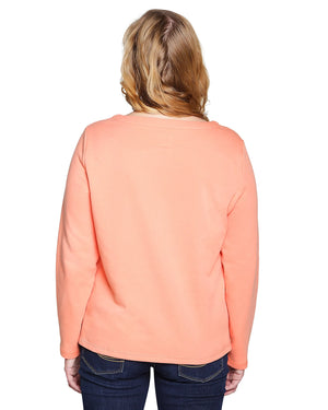 Adaptive Chemotherapy Shirt For Women With Chest Port Access – Coral | Thoughtful Chemo & Dialysis Patient Gift – Wear 2 Conquer