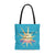 Tote Bag With "Don't Let Anyone Ever Dull Your Sparkle" Message back view