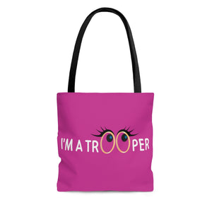 Tote Bag With "I'm a Trooper" Message