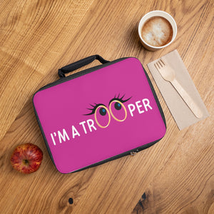 Lunch Bag With "I'm A Trooper" Message front view