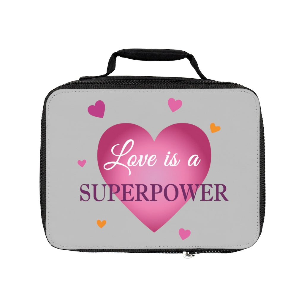 Lunch Bag Superpower front view