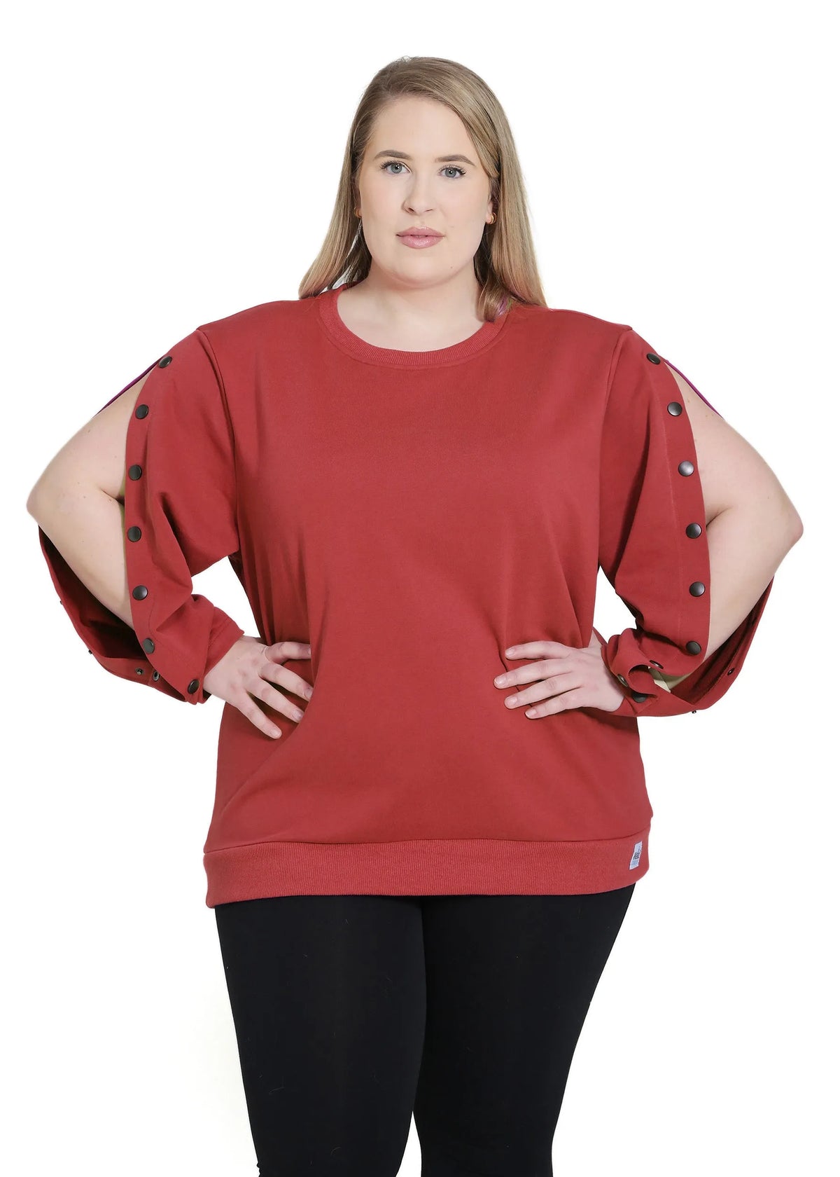 Plus Size Arm Port Access Women's Dialysis Shirt Best Gift for Dialysis Patients Burnt Orange