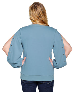 Women's Dialysis Shirt, Dialysis wear, easy access clothing, port accessible, patient gift, dialysis clothing, PICC Line Accesses, Mid or Upper Arm AV Fistula, easy arm port access, Infusions, Post Surgery recovery, hemowear, chemo patient, chemotherapy wear.