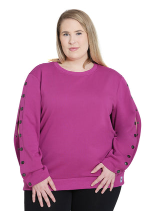 Plus Size arm port access dialysis shirt, perfect gift for dialysis patients front view 2