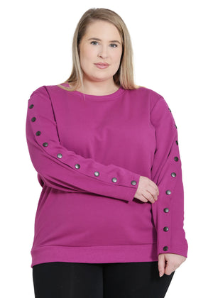 Plus Size arm port access dialysis shirt, perfect gift for dialysis patients front view 3
