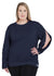 Plus Size Arm Port Access Women's Dialysis Shirt Best Gift for Dialysis Patients Navy