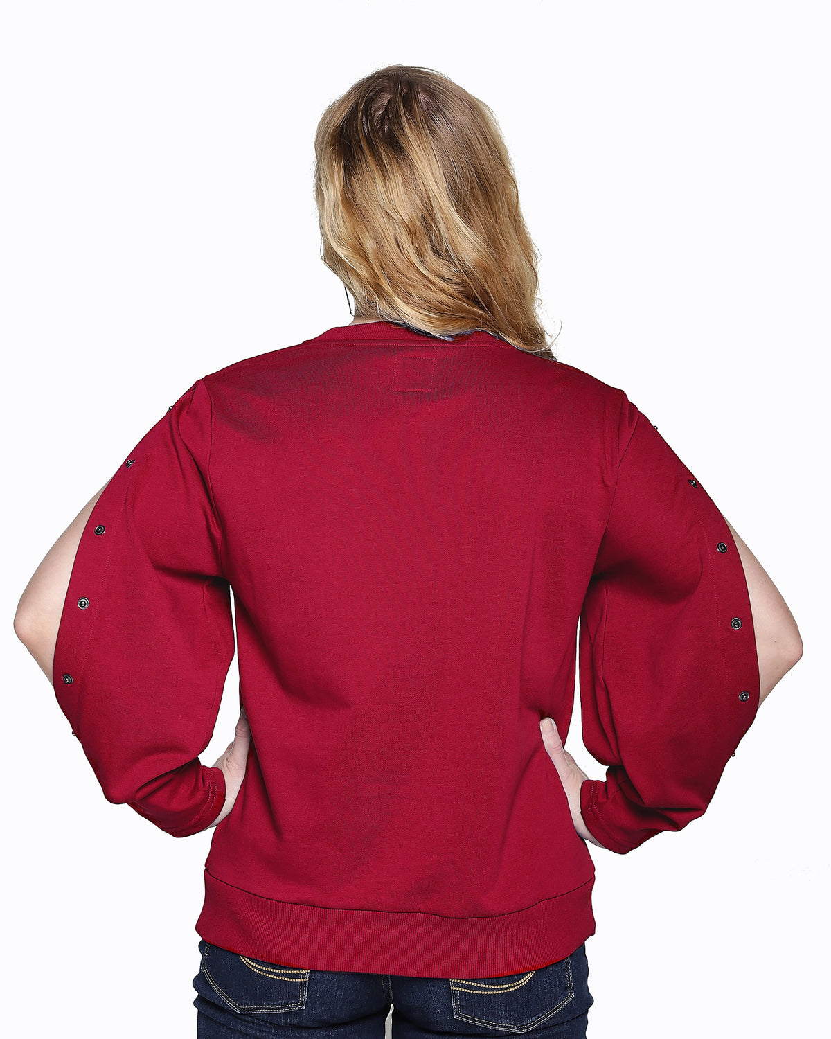 Dialysis Shirt for Women – Adaptive Arm Port Access Top for Chemotherapy, Infusions & Medical Treatments | Makes the Best Dialysis Patient Gift – Ruby Red